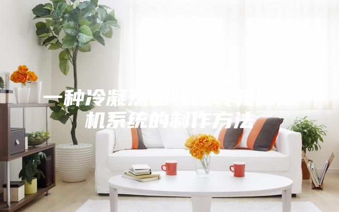 一種冷凝熱回收型轉輪除濕機系統的制作方法