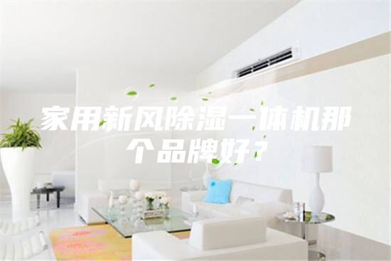 家用新風除濕一體機那個品牌好？