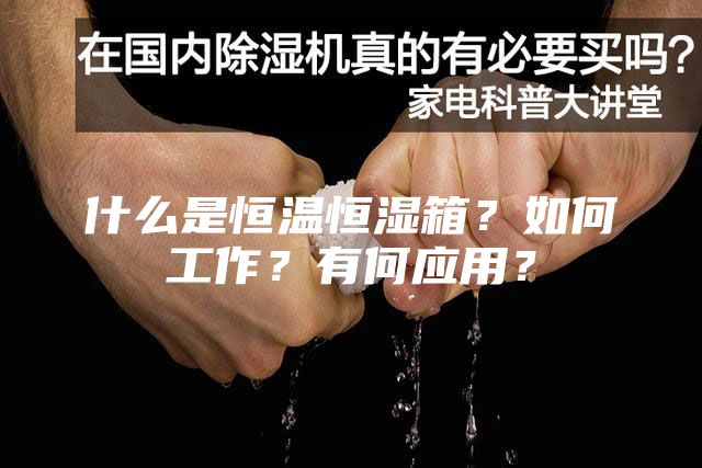 什么是恒溫恒濕箱？如何工作？有何應(yīng)用？