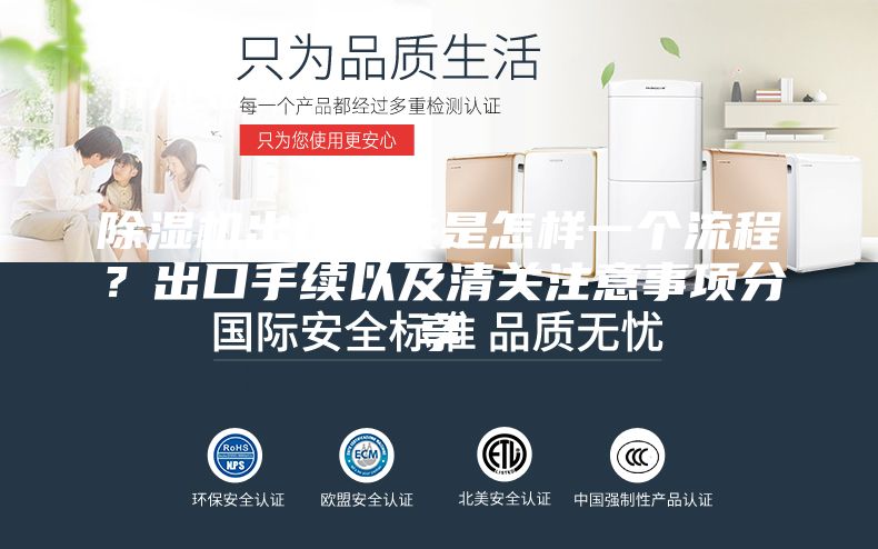 除濕機出口報關是怎樣一個流程？出口手續以及清關注意事項分享
