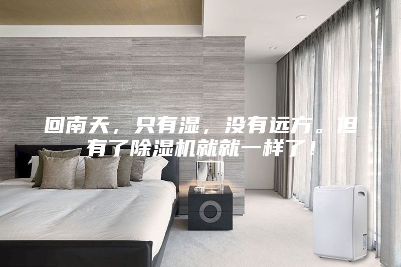 回南天，只有濕，沒有遠方。但有了除濕機就就一樣了！
