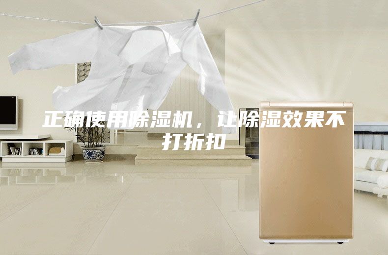 正確使用除濕機，讓除濕效果不打折扣