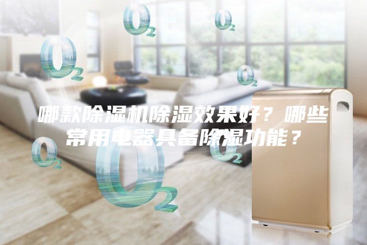 哪款除濕機除濕效果好？哪些常用電器具備除濕功能？